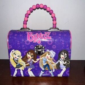 Bratz Metal Tin‎ Purse/Handbag/Lunch Box
